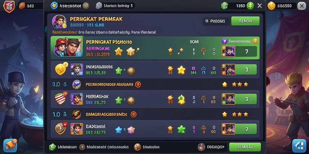 Tampilan awal yang mengesankan dengan karakter utama.