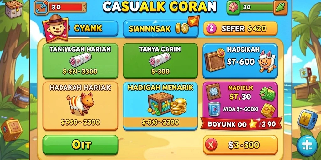 Tampilan antarmuka yang modern dan menarik.