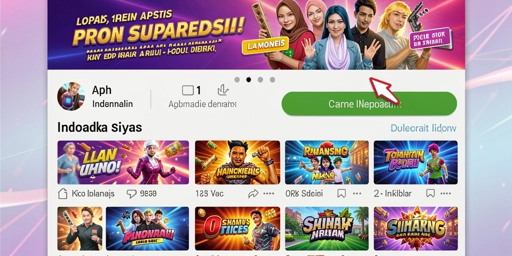 Tampilan antarmuka LINETOGEL yang user-friendly.