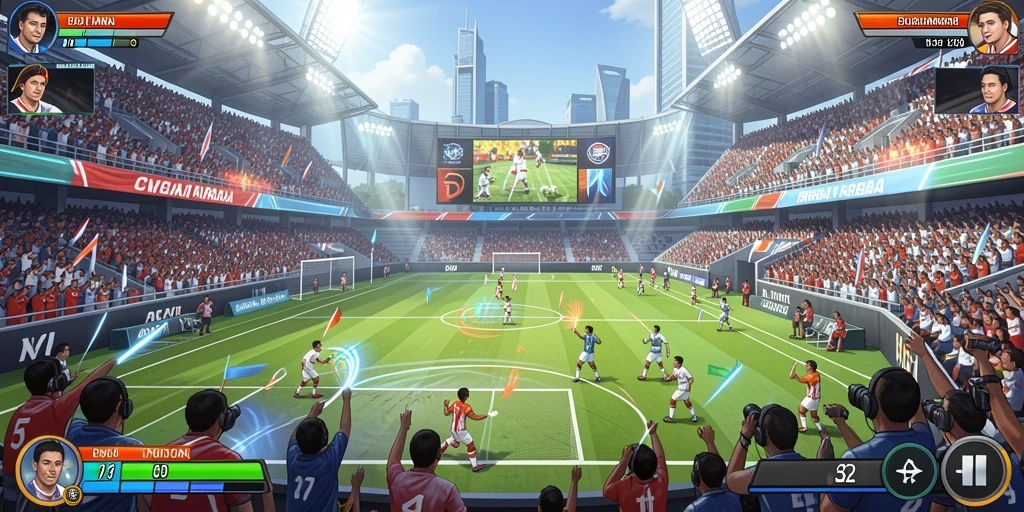 Tampilan utama dengan desain yang menarik dan interaktif.