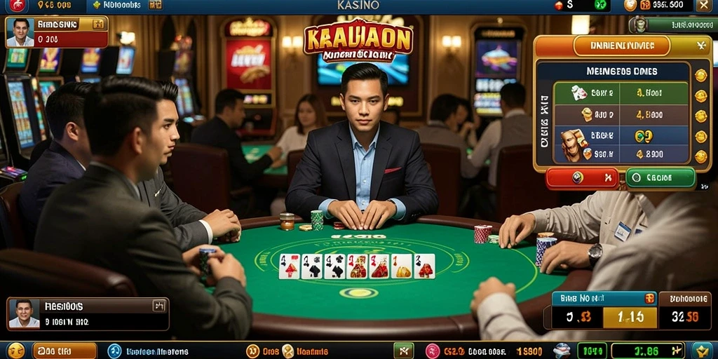 Menampilkan tampilan awal permainan SURGA11.