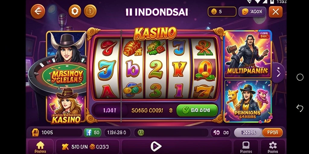 Tampilan awal game yang menarik dan penuh warna.